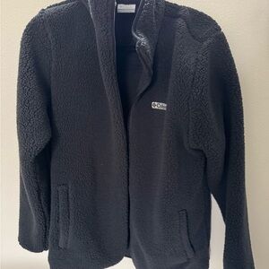 Columbia Charcoal Fleece Jacket men’s size medium